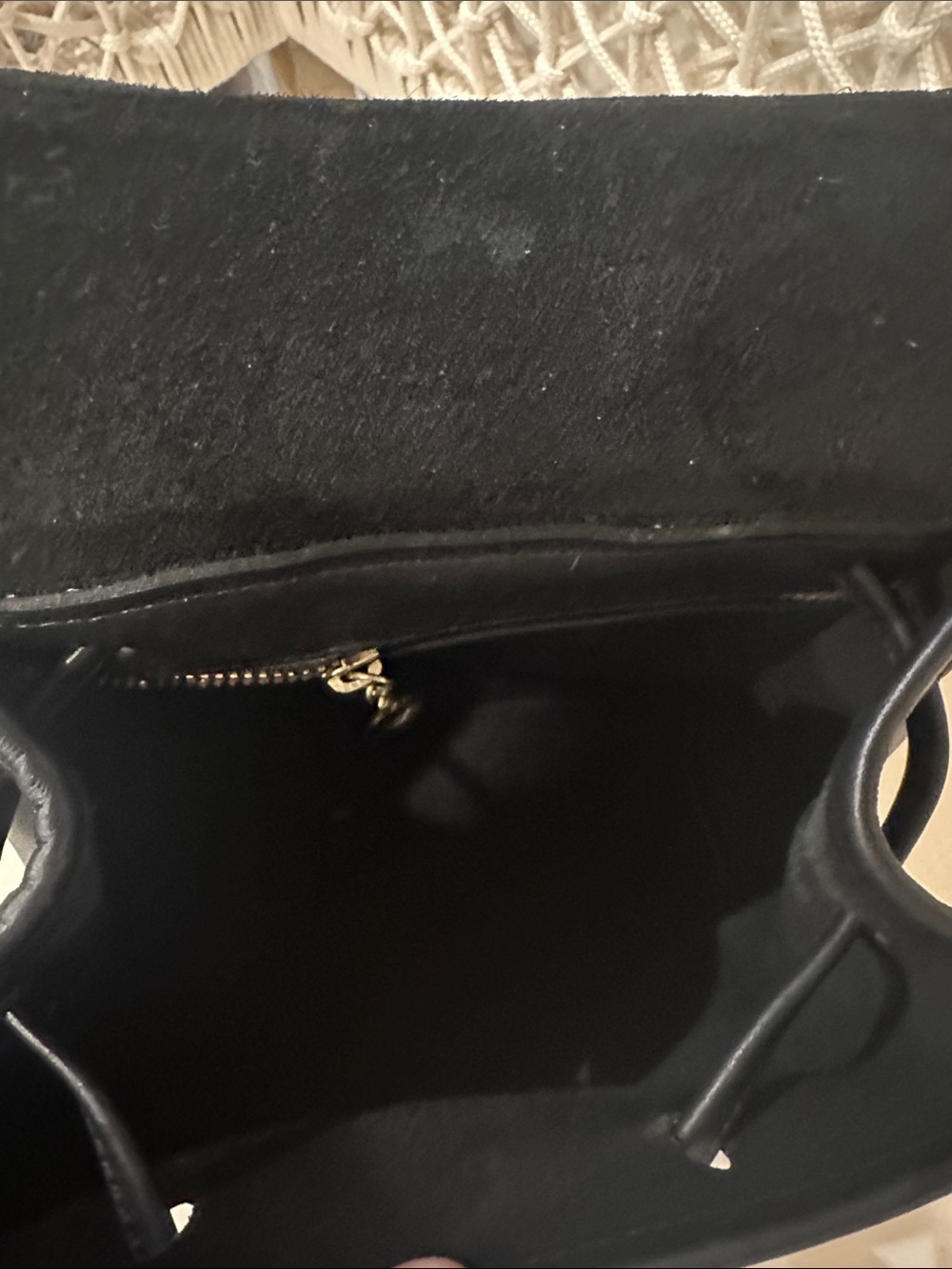 Vintage in great Condition Black Leather COACH Backpack Purse - Picture 4 of 5